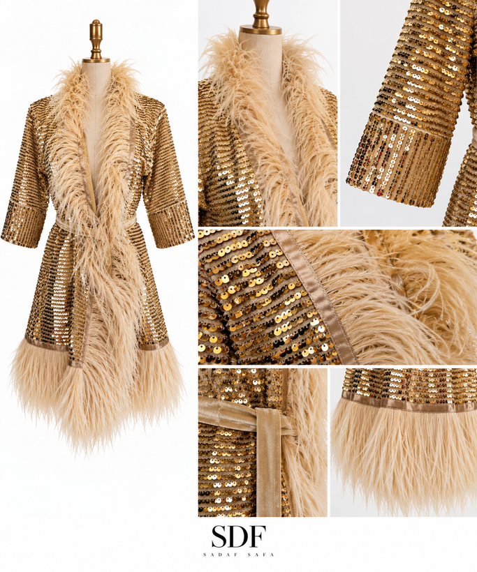 روبدوشام زنانه FEATHER